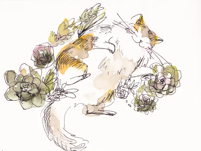 Watercolour painting
